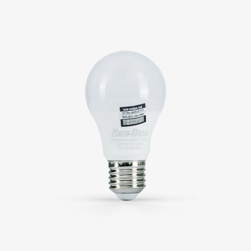 Bóng LED Bulb A55N4/5W E27 6500K