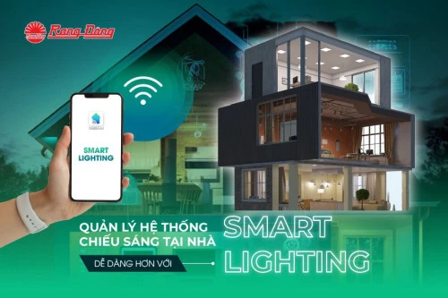 Rạng Đông Smart Lighting giúp quản lý hệ thống chiếu sáng tại nhà một cách dễ dàng
