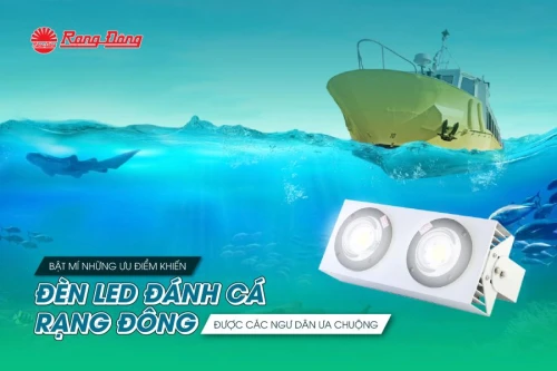 Bật mí những ưu điểm khiến đèn LED đánh cá Rạng Đông được các ngư dân ưa chuộng