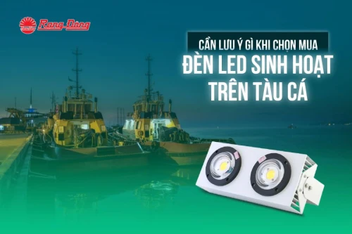 Cần lưu ý gì khi chọn mua đèn LED sinh hoạt trên tàu cá