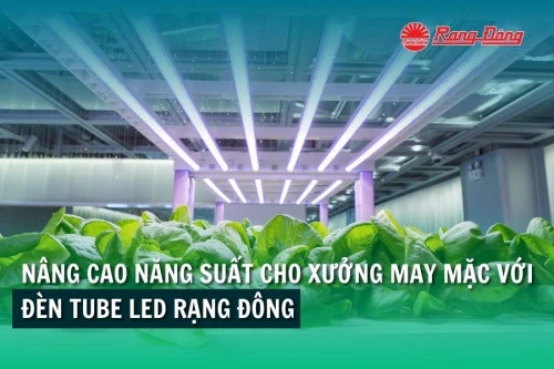 Nâng Cao Năng Suất Cho Xưởng May Mặc Với Đèn Tube Led Rạng Đông