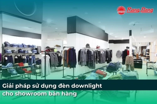 Giải pháp sử dụng đèn downlight cho showroom bán hàng để tăng hiệu quả kinh doanh