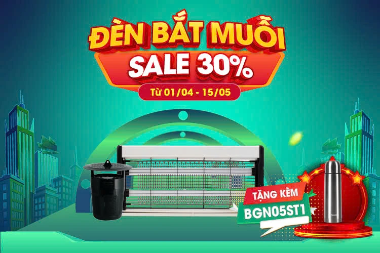 ƯU ĐÃI GIÁ SỐC: RINH NGAY COMBO DIỆT MUỖI TẬN GỐC THÁNG 4