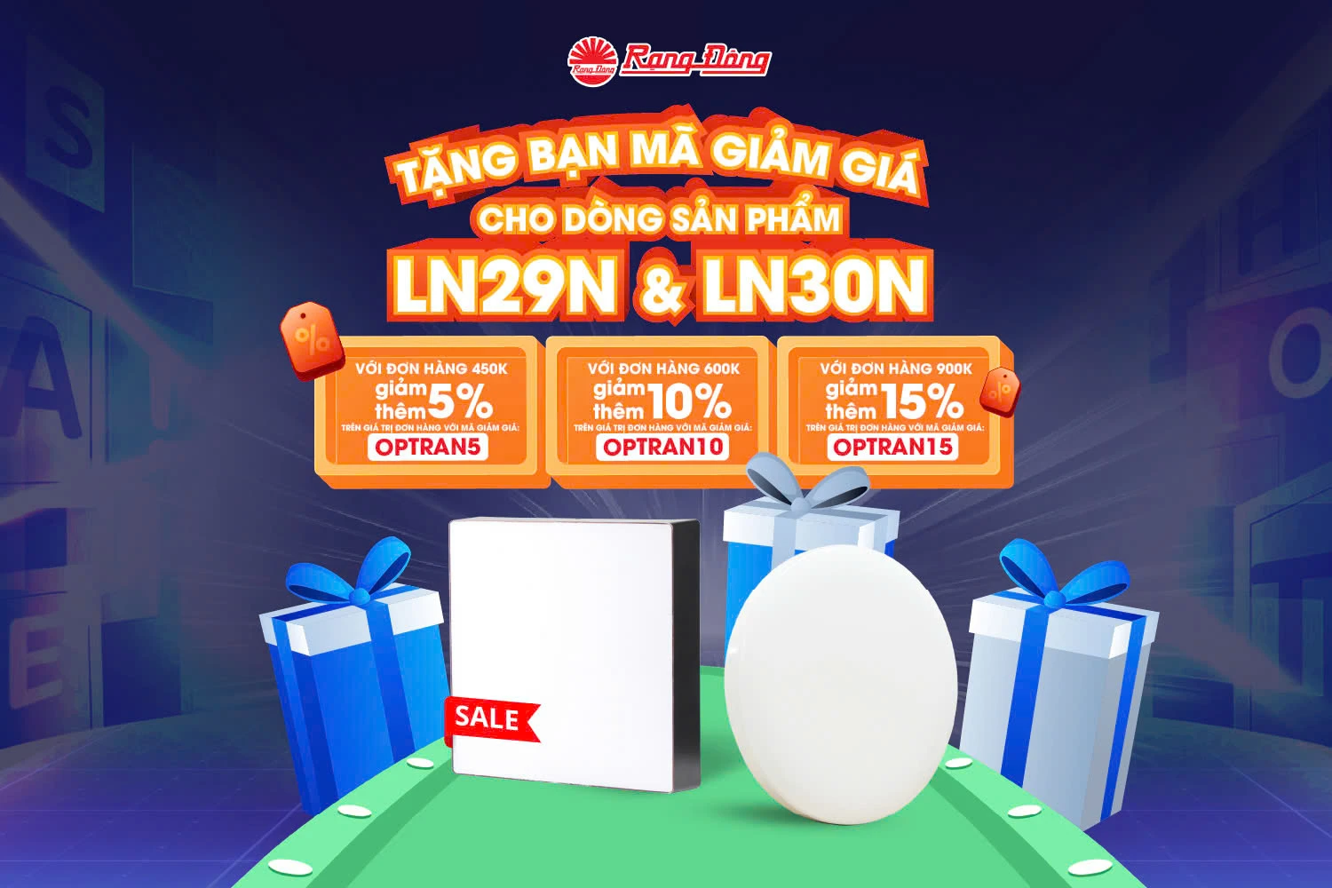 Đèn sáng - Nhà sang: Vô vàn ưu đãi từ Rạng Đông Store
