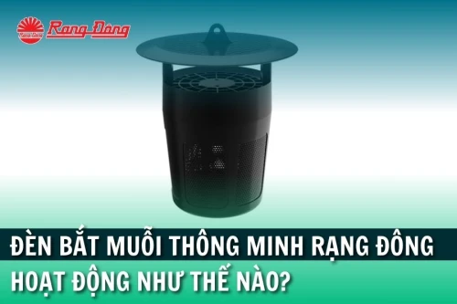 Đèn Bắt Muỗi Thông Minh Rạng Đông Hoạt Động Như Thế Nào?