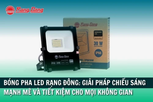 Bóng Pha LED Rạng Đông: Giải Pháp Chiếu Sáng Mạnh Mẽ Và Tiết Kiệm Cho Mọi Không Gian