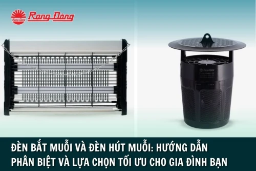 Đèn Hút Muỗi và Đèn Bắt Muỗi: Hướng Dẫn Phân Biệt và Lựa Chọn Tối Ưu Cho Gia Đình Bạn