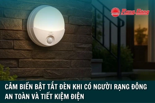 Cảm Biến Bật Tắt Đèn Khi Có Người Rạng Đông: Giải Pháp An Toàn và Tiết Kiệm Điện Cho Mọi Gia Đình