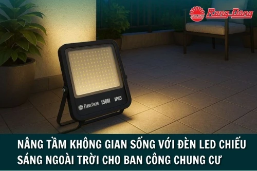 Nâng Tầm Không Gian Sống Với Đèn LED Chiếu Sáng Ngoài Trời Cho Ban Công Chung Cư