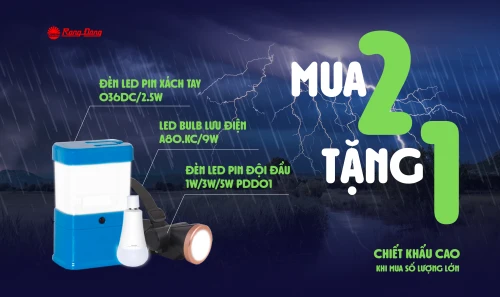 MÙA MƯA BÃO ĐẾN RỒI – SẴN SÀNG ỨNG PHÓ VỚI “MUA 2 TẶNG 1” CỰC HOT!