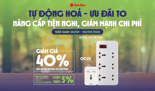TỰ ĐỘNG HÓA - ƯU ĐÃI TO: NÂNG CẤP TIỆN NGHI – GIẢM MẠNH CHI PHÍ