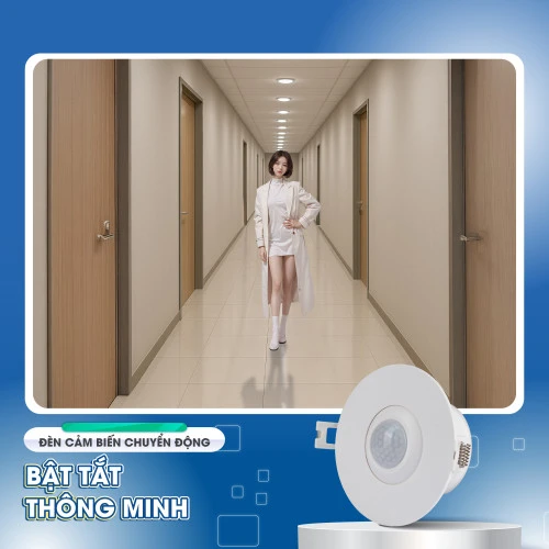Đèn cảm biến chuyển động – bật tắt thông minh
