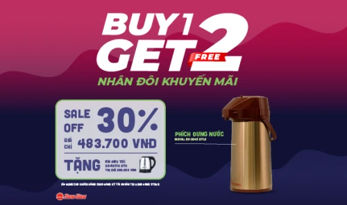 Mua 1 được 2: Nhân đôi khuyến mãi;