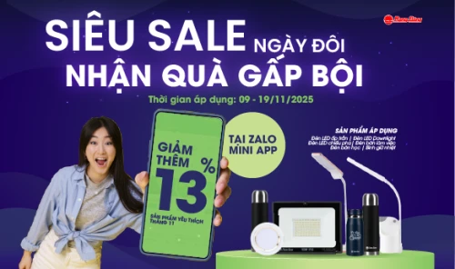 SIÊU SALE NGÀY ĐÔI – NHẬN QUÀ GẤP BỘI