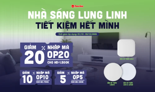 Nhà sáng lung linh – tiết kiệm hết mình: