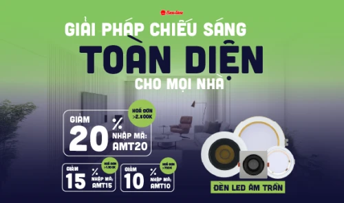Giải Pháp Chiếu Sáng Toàn Diện Cho Mọi Nhà: khuyến mãi cực đã chỉ có tại Rạng Đông Store: