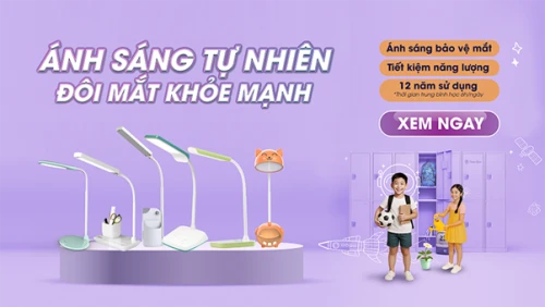 ÁNH SÁNG TỰ NHIÊN - ĐÔI MẮT KHỎE MẠNH: Đằng sau một chiếc đèn bàn cho trẻ là cả một quá trình nghiên cứu