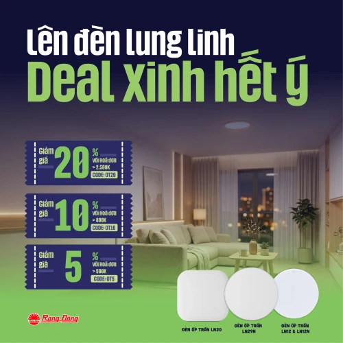 LÊN ĐÈN LUNG LINH – DEAL XINH HẾT Ý
