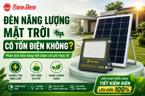 Đèn năng lượng mặt trời có tốn điện không? Phân tích khả năng tiết kiệm chi phí