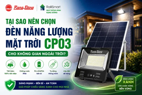 Tại sao nên chọn Đèn năng lượng mặt trời CP03 cho không gian ngoài trời?