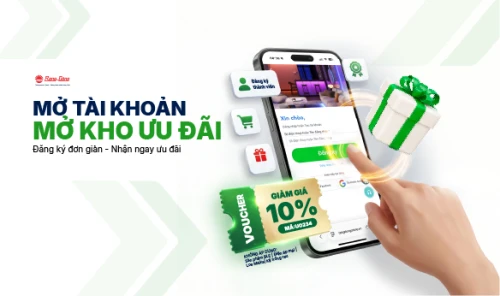 SĂN VOUCHER HOT – ƯU ĐÃI ĐỘC QUYỀN KHI ĐĂNG KÝ TÀI KHOẢN THÀNH VIÊN MỚI