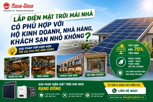 điện mặt trời mái nhà đ