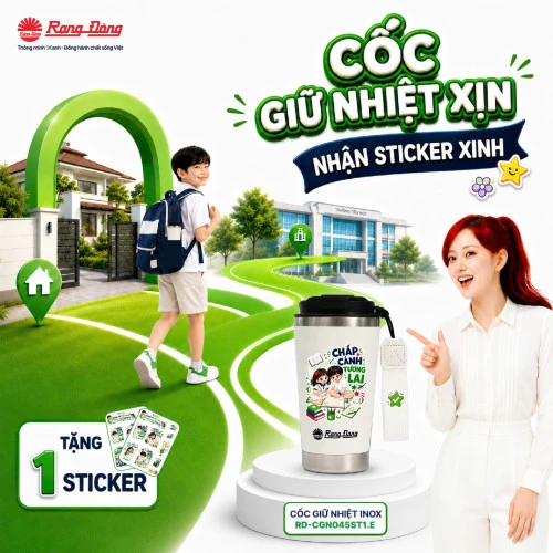 Cốc giữ nhiệt inox RD-CGN045ST1.E