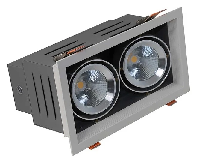 Đèn LED Downlight Âm Trần 240X125/9WX2.DA COB AT12 cho khả năng chiếu sáng vượt trội