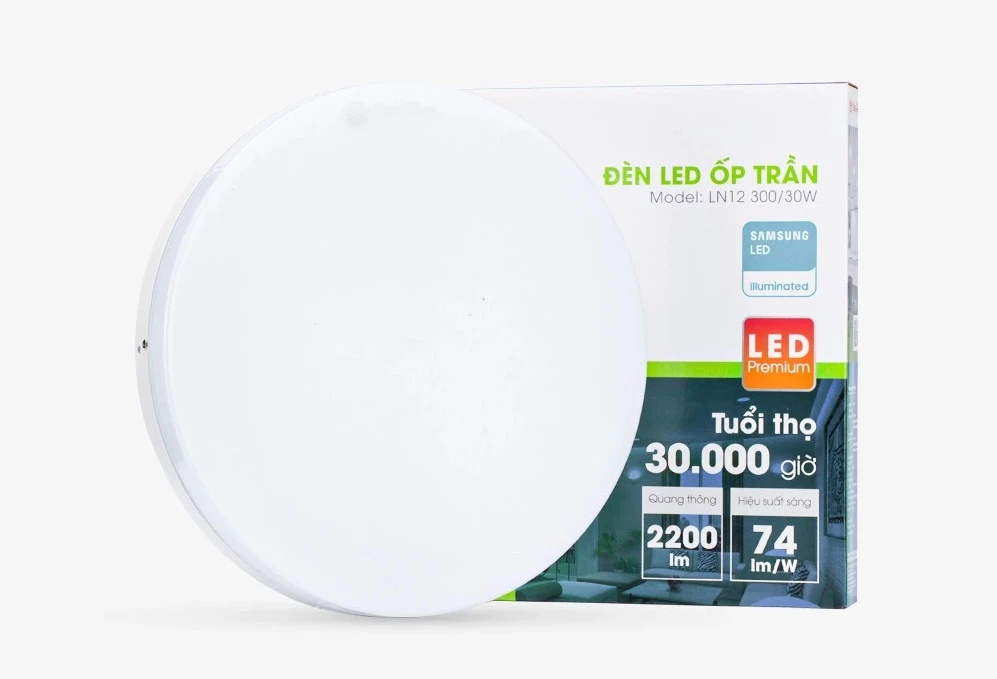 Đèn LED ốp trần Rạng Đông sử dụng chip LED Samsung cao cấp
