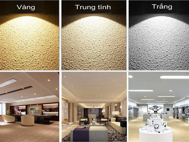 Đèn LED downlight âm trần Rạng Đông có thể lắp đặt ở nhiều không gian nội thất khác nhau