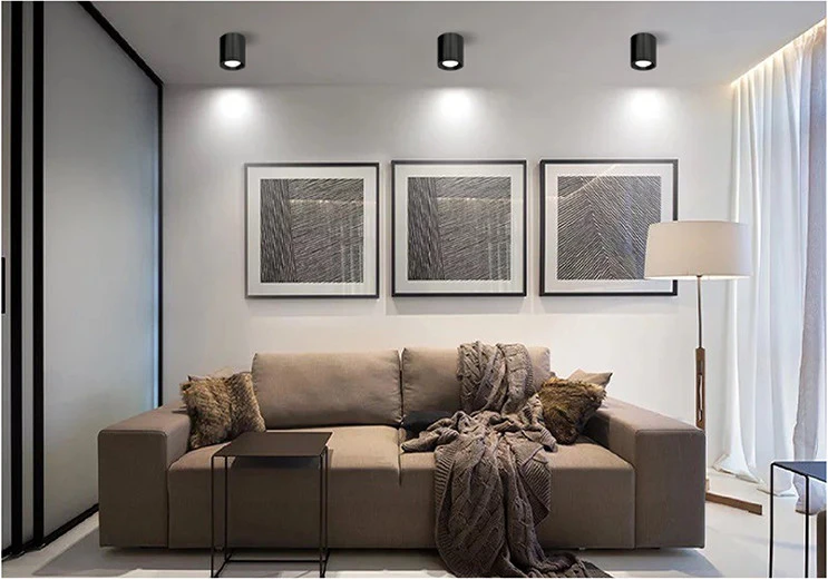 Đèn LED Downlight Nổi Trần 90/10W NT01 giúp không gian nội thất gia đình trở nên sang trọng và đẳng cấp