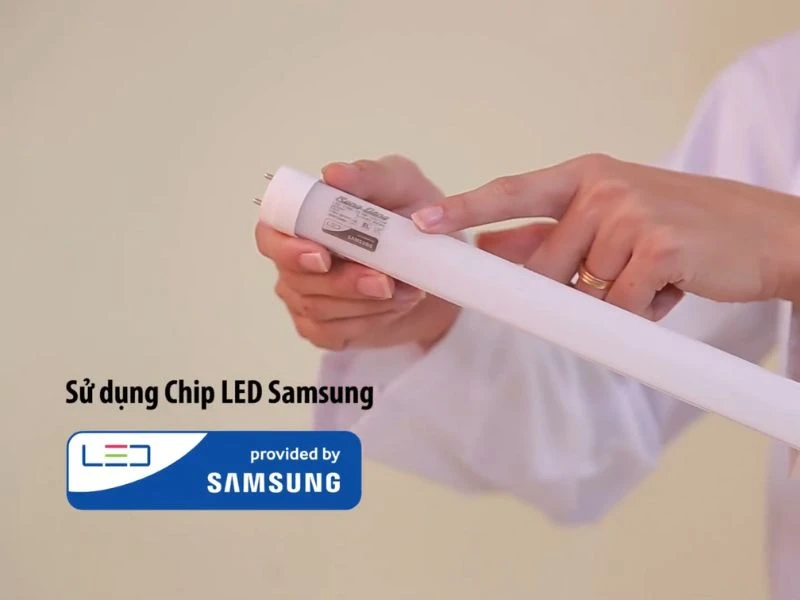 Đèn LED Tube Rạng Đông ứng dụng công nghệ chip LED Hàn Quốc mang lại hiệu quả chiếu sáng tuyệt vời