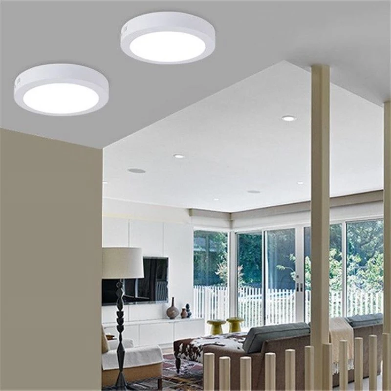 Ứng dụng của đèn led ốp trần trong phòng khách