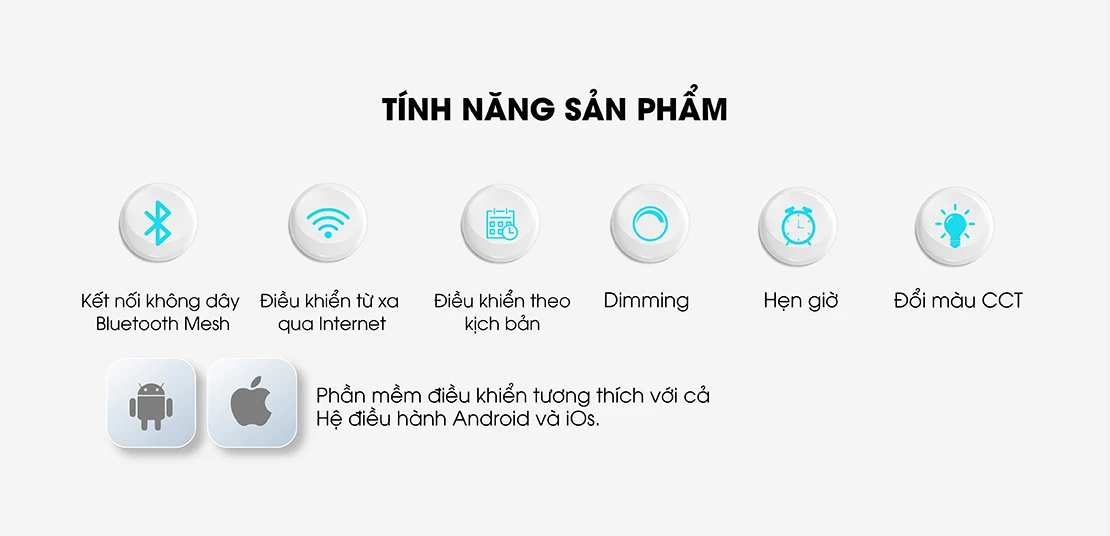 Tính năng của đèn thông minh