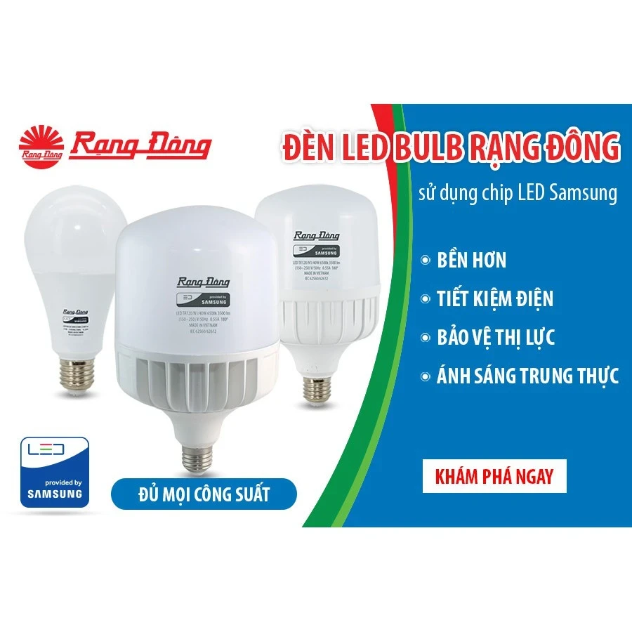 led bulb rạng đông