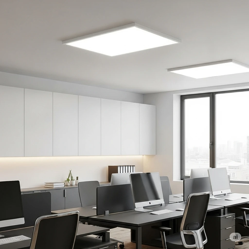 Đèn led âm trần 600x600 phù hợp với nhiều không gian như văn phòng, trường học, bệnh viện, nhà hàng…