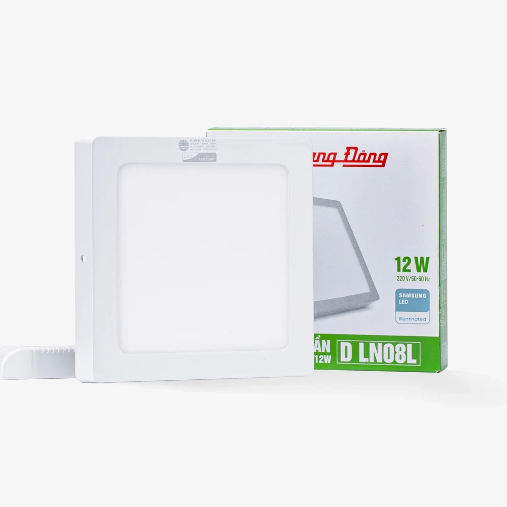 Đèn LED Ốp Trần Vuông được thiết kế nhỏ gọn và dễ dàng lắp đặt