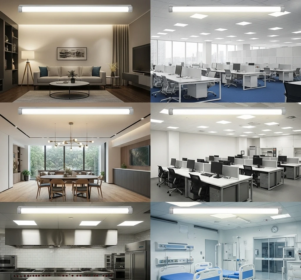 Sản phẩm ứng dụng rất đa năng và phù hợp cho nhiều môi trường chiếu sáng