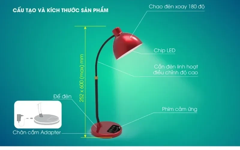 Sản phẩm được tối ưu để bảo vệ sức khỏe thị giác và nâng cao hiệu quả học tập, làm việc