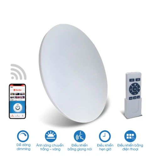 Đèn LED Ốp Trần Đổi Màu 550/60W Smart Wifi LN17.WF.IR