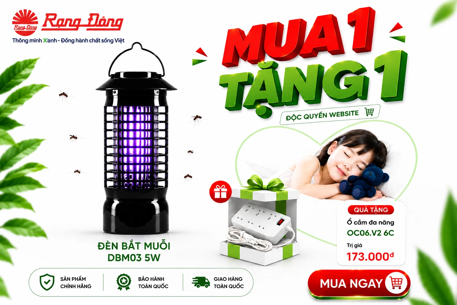 ưu đãi đèn bắt muỗi