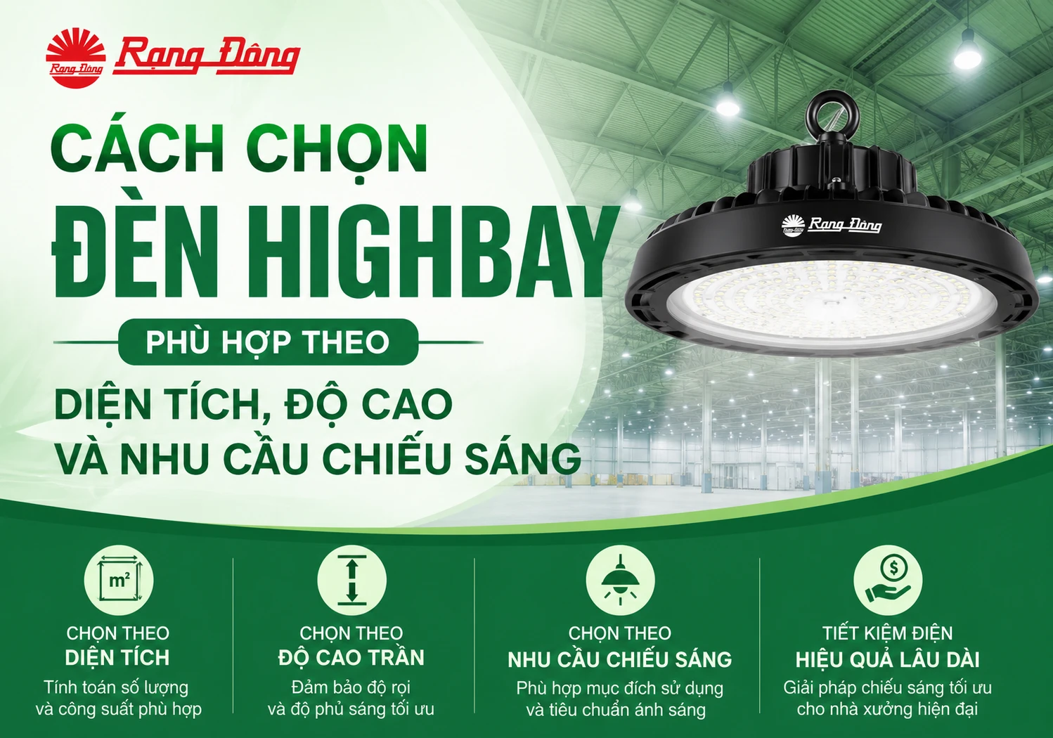 cách chọn đèn Highbay