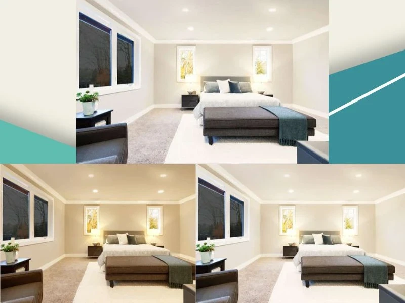 đèn LED Downlight âm trần phòng ngủ