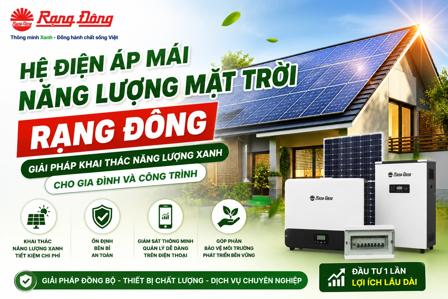 điện áp mái năng lượng mặt trời 
